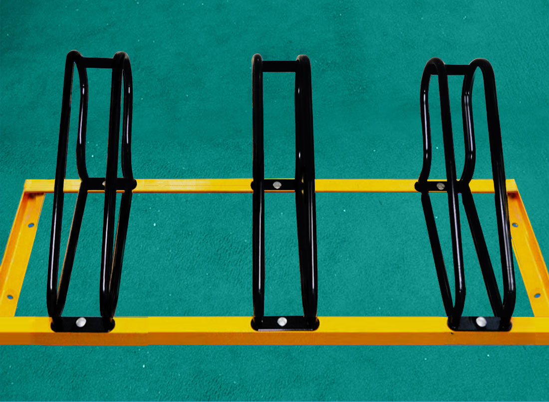 最新推出加固免撐卡位自行車(chē)停車(chē)架,耐用免撐款自行車(chē)停車(chē)架上市推出