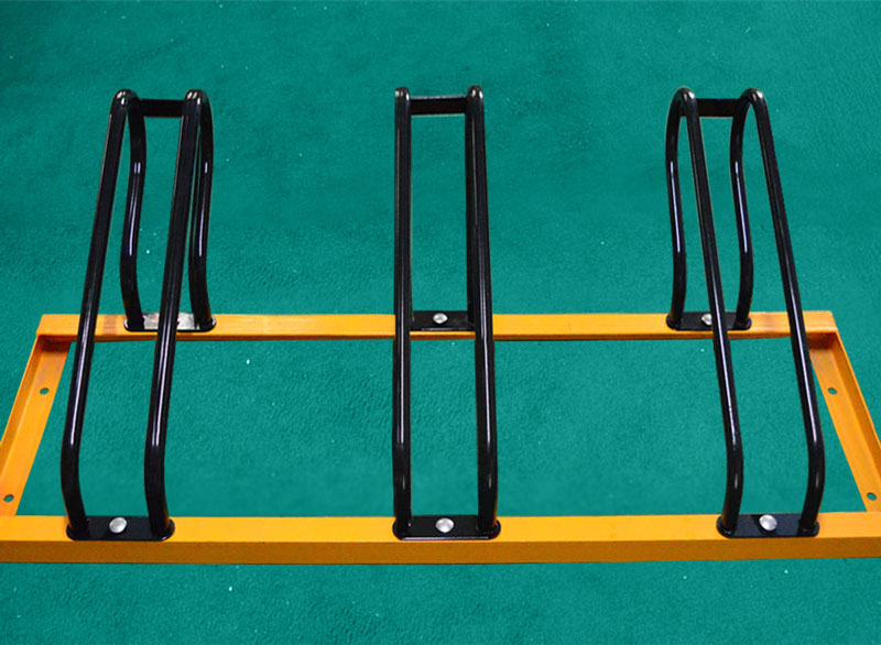 黃黑卡位式自行車停車架停放架廠家大量現(xiàn)貨低價(jià)批發(fā)