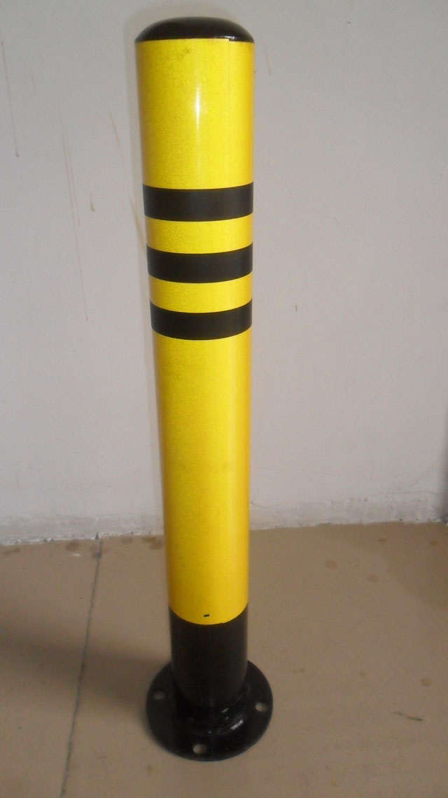 東莞固定式防撞柱帶法蘭盤用螺絲固定就可以了安裝簡單