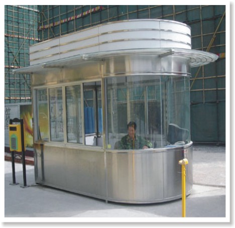 (XHA-GT-03-A)2016熱銷橢圓304不銹鋼保安崗亭廠家直銷批發(fā)